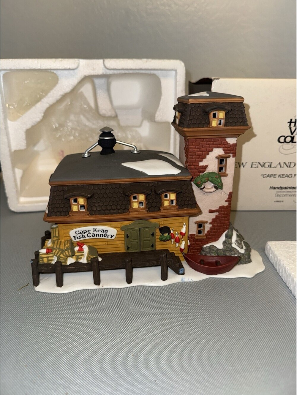 Dept. 56 New England Village “Cape Keag Fish Cannery” #5652-9 w/ BOX!